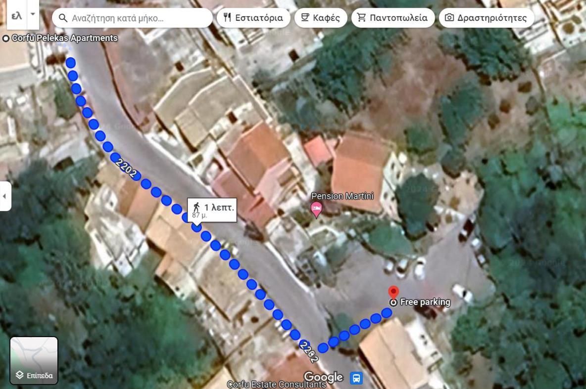 Corfu Pelekas Apartment 2 Exteriör bild